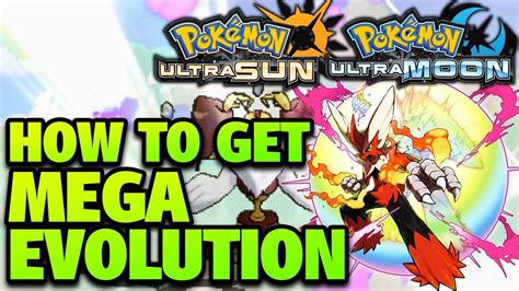 how to mega evolve in pokemon sun.